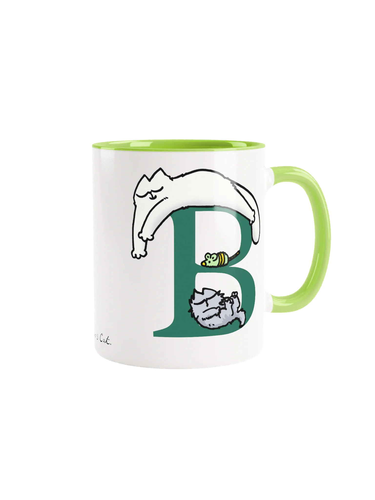Cat Monogram Mug - B product image (2)
