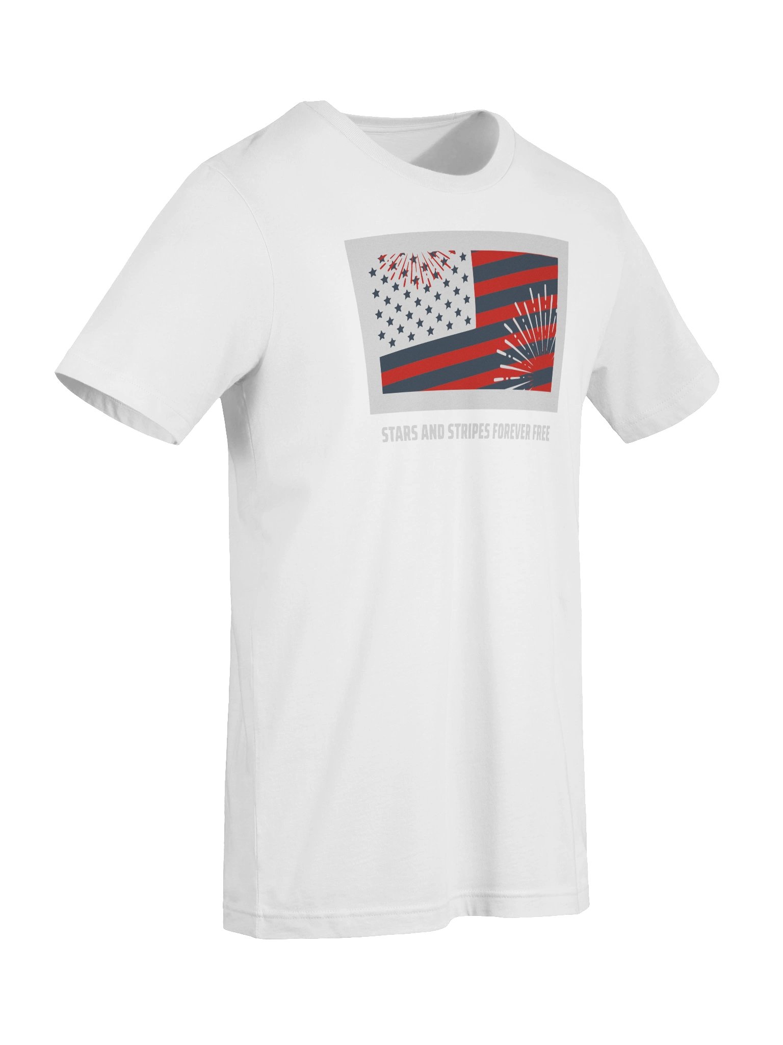 Patriotic Stars & Stripes Fireworks T-Shirt product image (74)