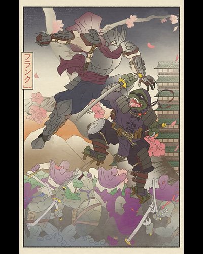 Last Ronin Ukiyo-e Timelapse. Fingers crossed I'm entering 39Daph's Last Ronin Art Contest :) #ukiyoe #tmnt #thelastronin #ar...