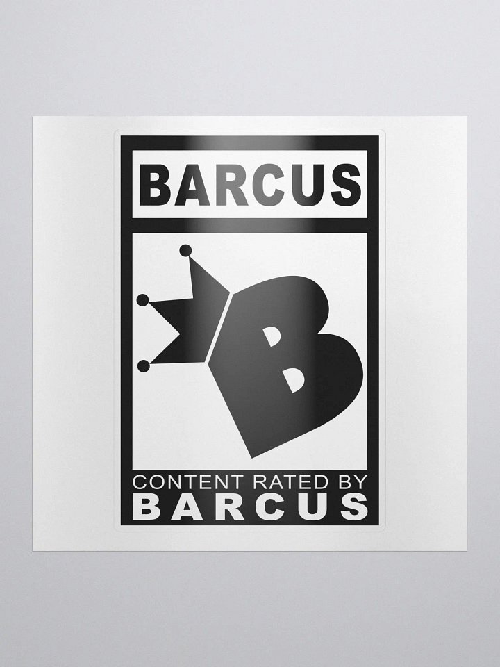 ESRB Barcus Sticker product image (1)