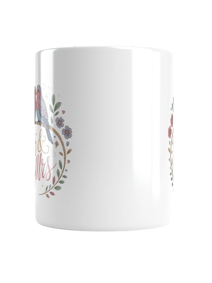 Mr & Mrs Bird Couple Branch Coffee Mug product image (6)