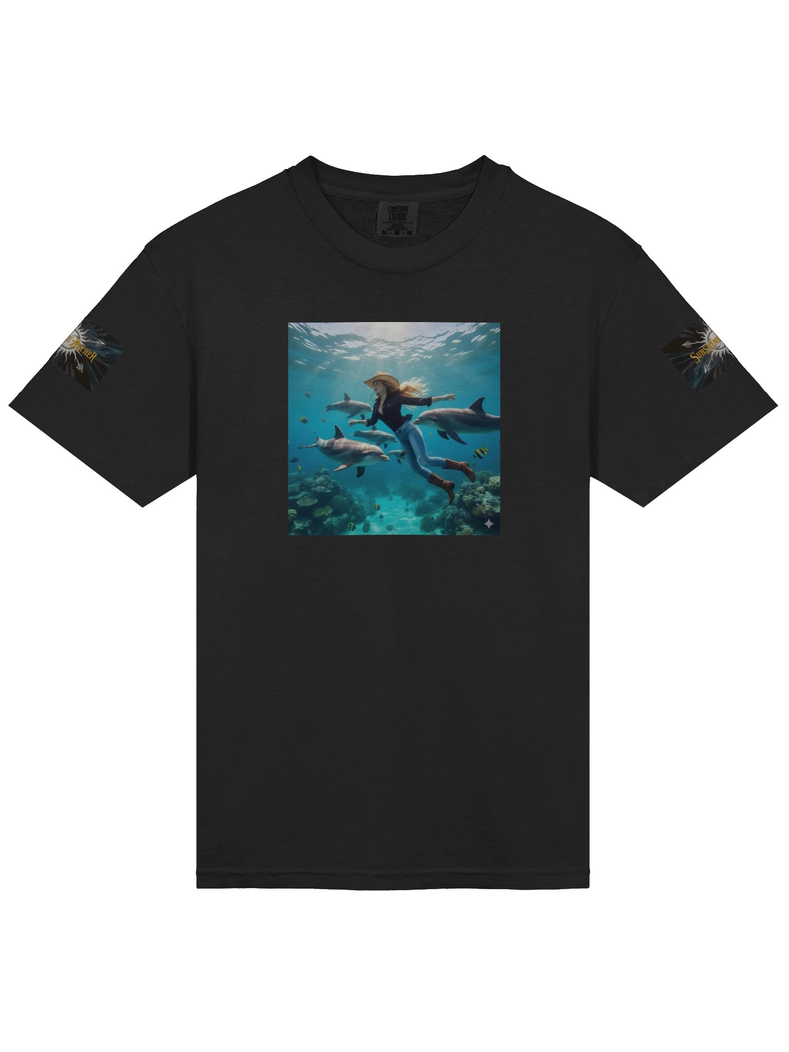 Dolphin Dive Cowboy Tee product image (3)