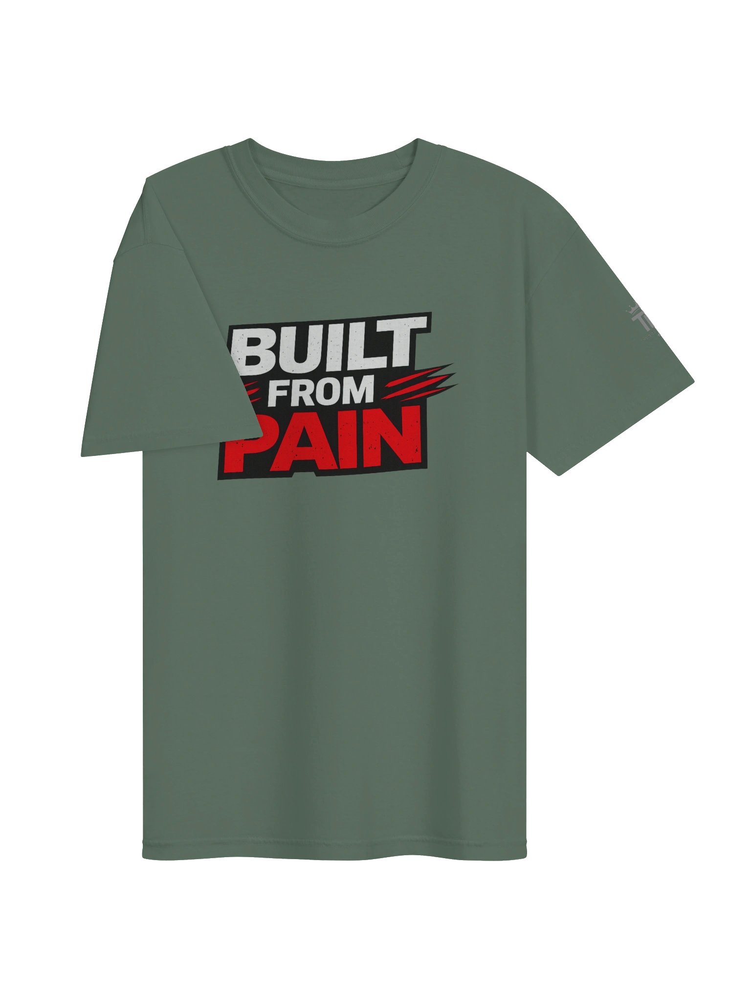Built From Pain Tee – Military Green Edition product image (3)
