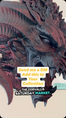 The Balrog Awakens 👹🔥

“12 inches of pure, dual-color polymer. After hours of precision printing and meticulous support manag...