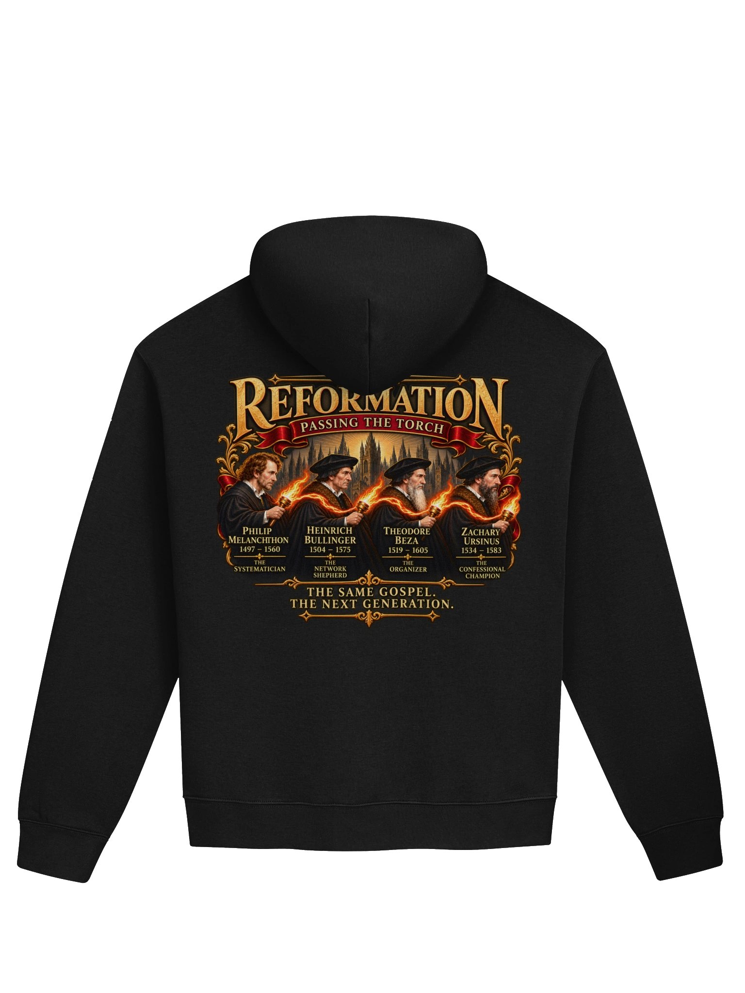 The Reformation: Passing the Torch — Four Reformers Hoodie product image (5)