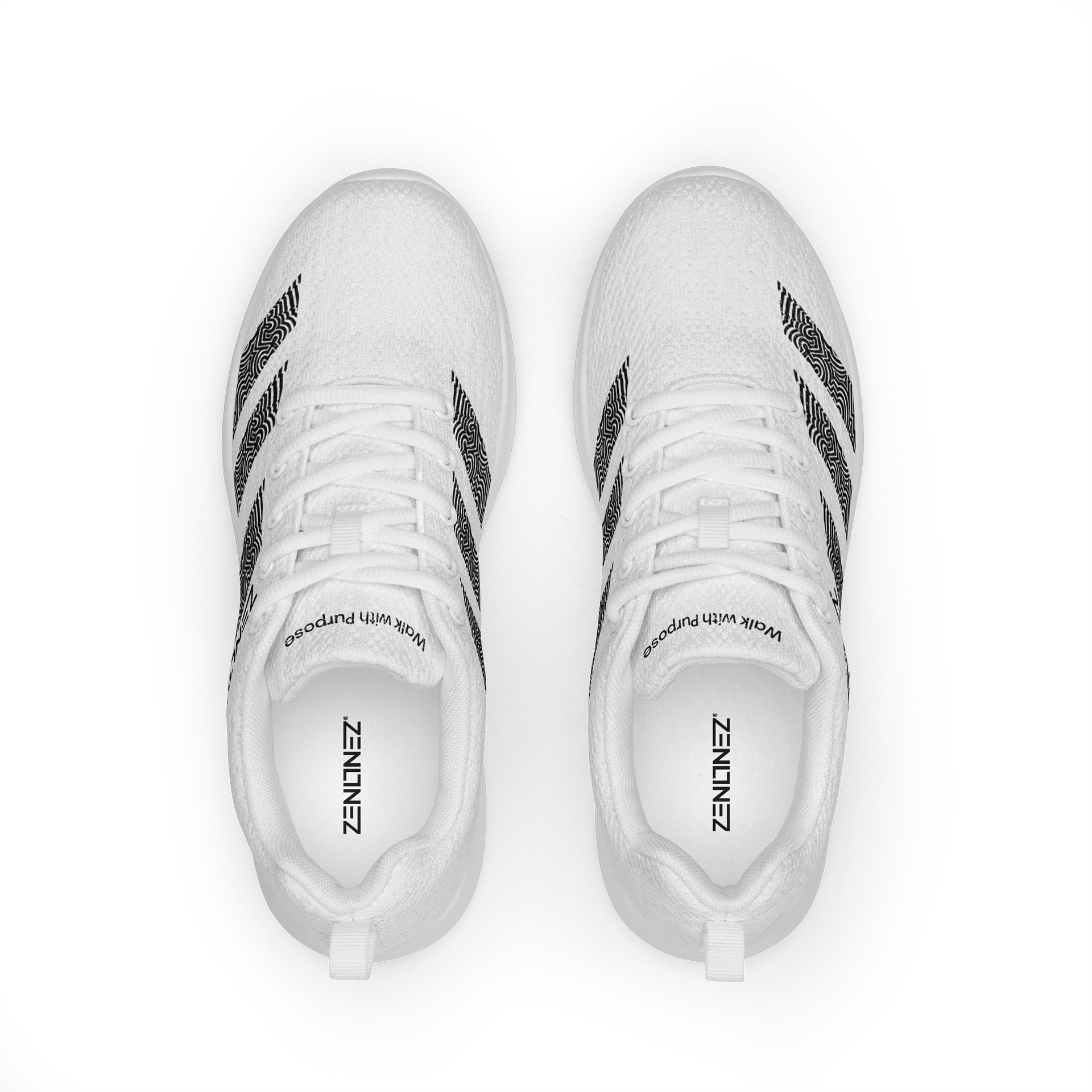 Optical Allusion Stripes Athletic Shoes product image (1)