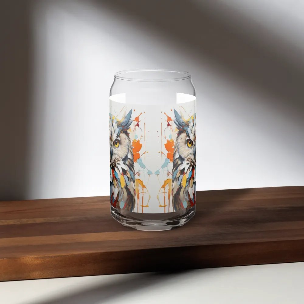 Aurora Glance Owl Glass Can Sipper product image (7)