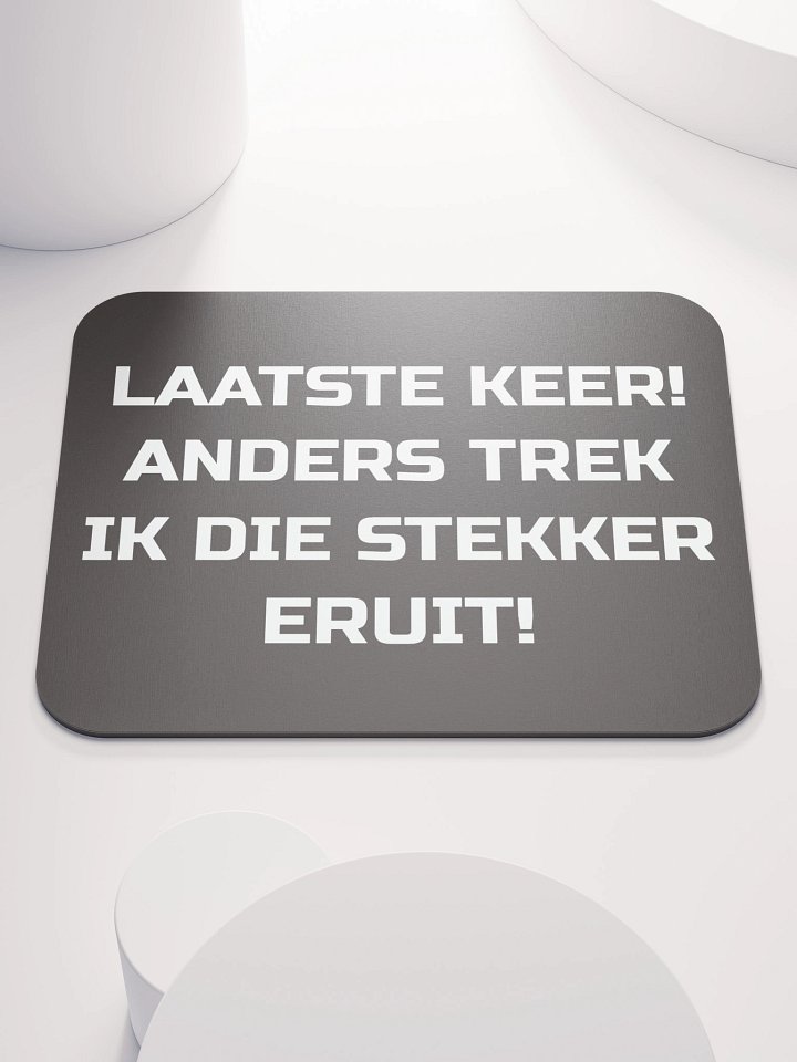 De Stekker eruit Muismat product image (1)
