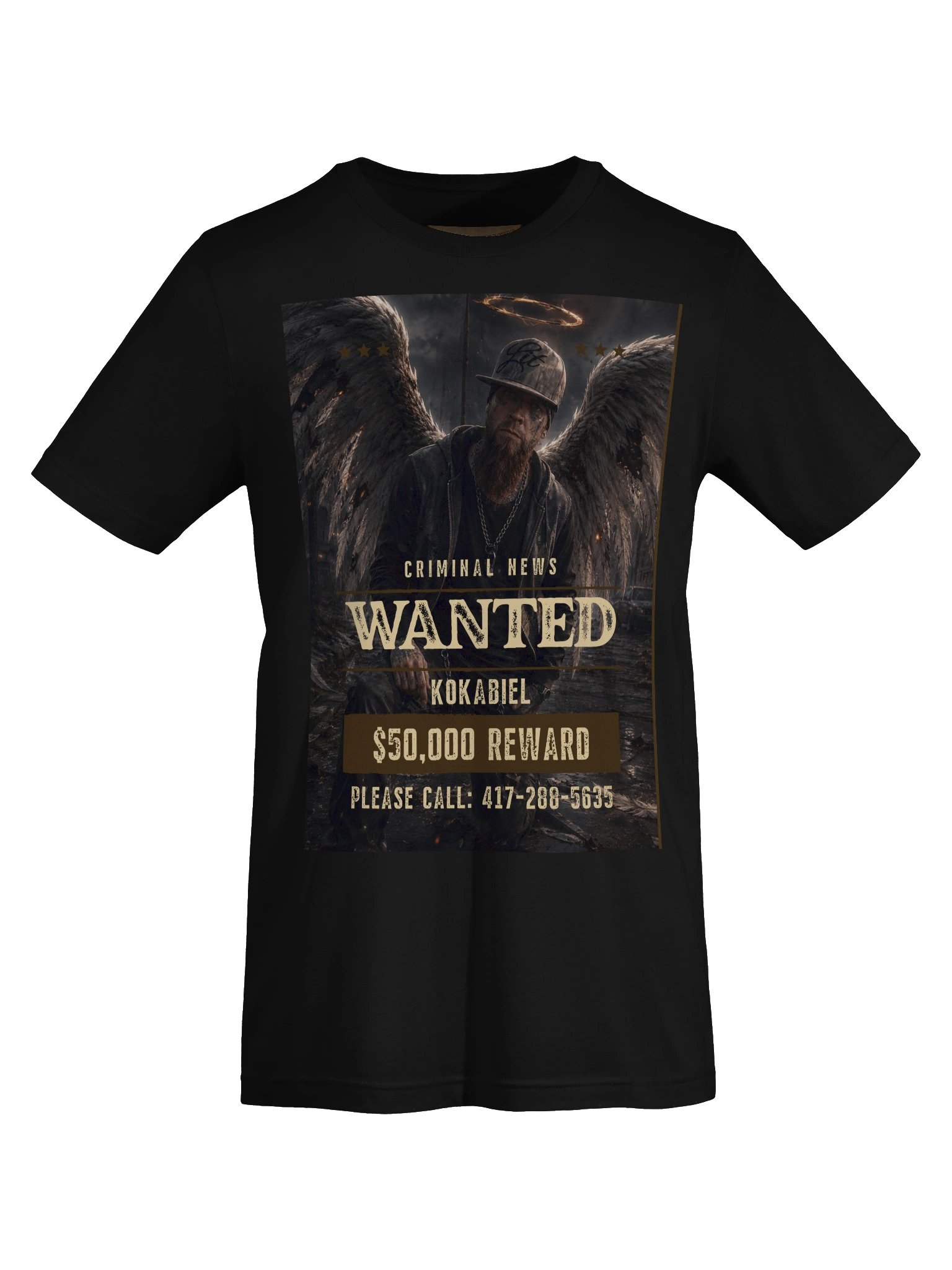 Kokabiel Wanted Poster Tee product image (5)