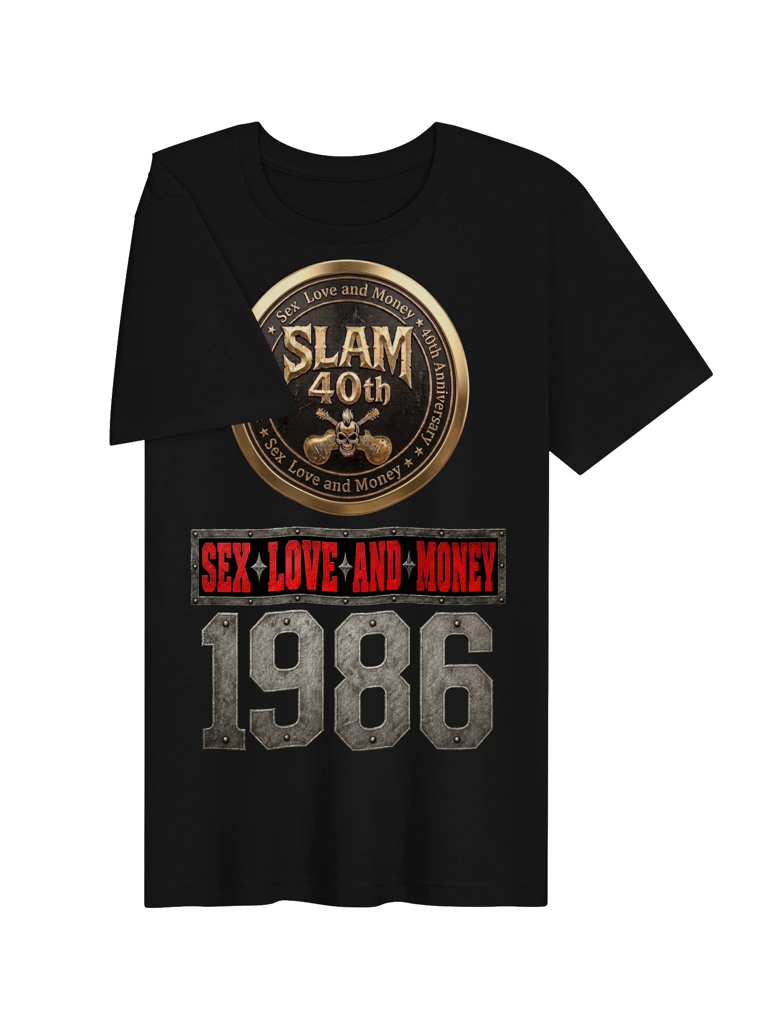 SLAM 40th Anniversary Sex Love and Money Tee product image (4)