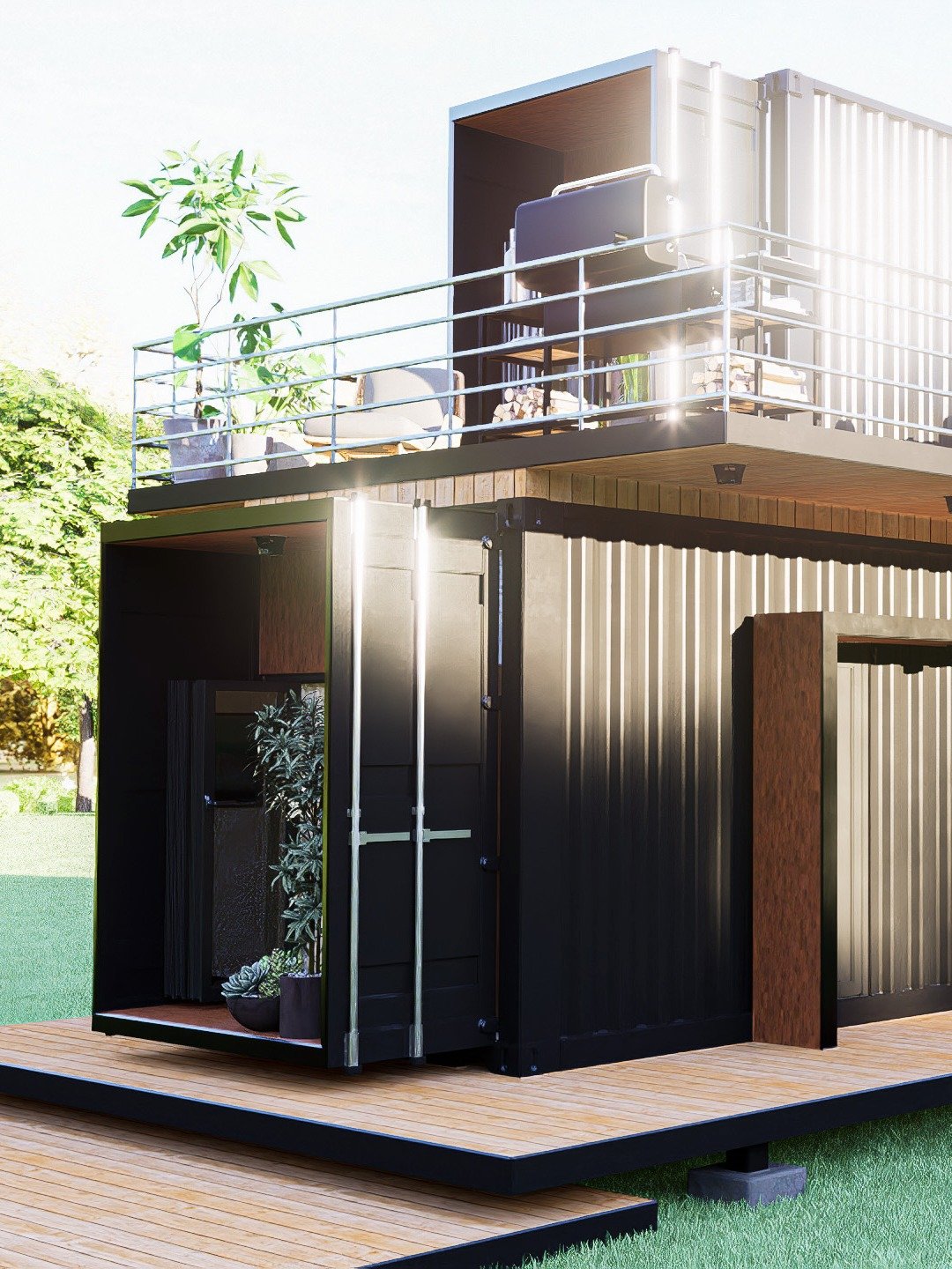 Shipping Container House 05 - Drawings\Blueprints CAD + PDF - Metric & Imperial product image (4)