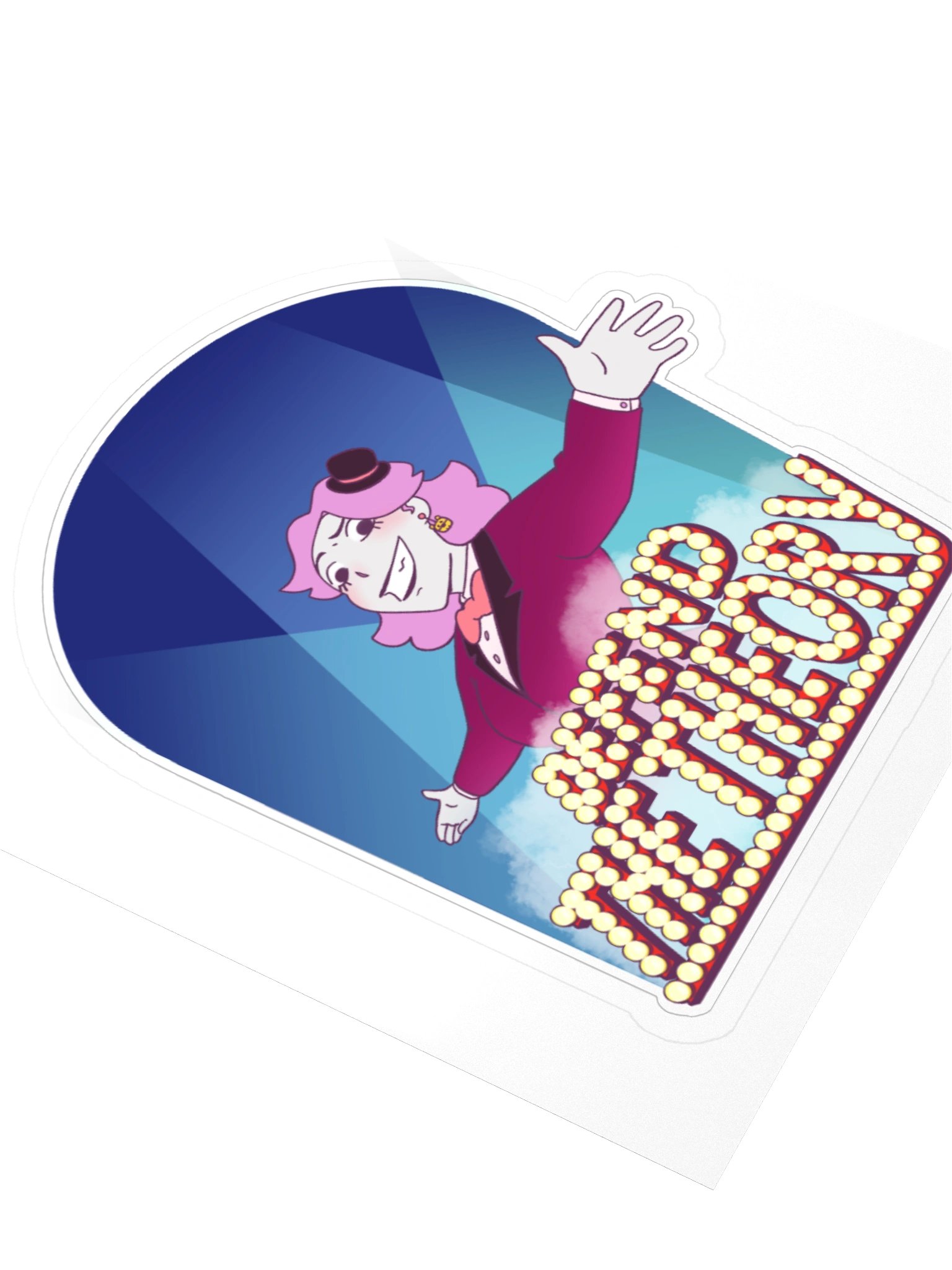 Defend The Theory Blue Sticker product image (8)
