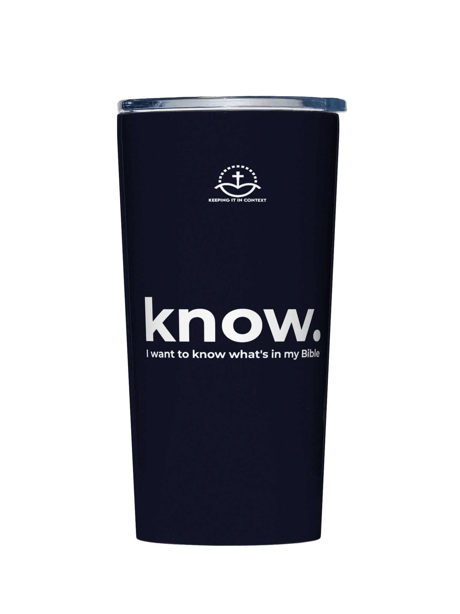 Know the Bible Study Tumbler product image (1)