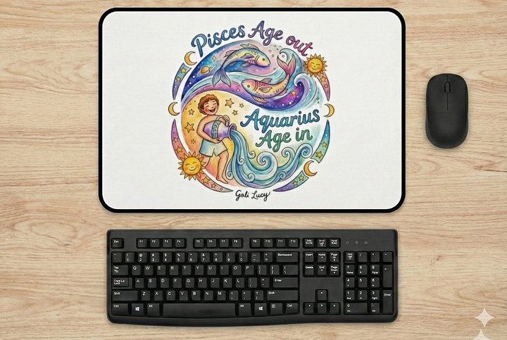Aquarius Age Desk Mat product image (1)