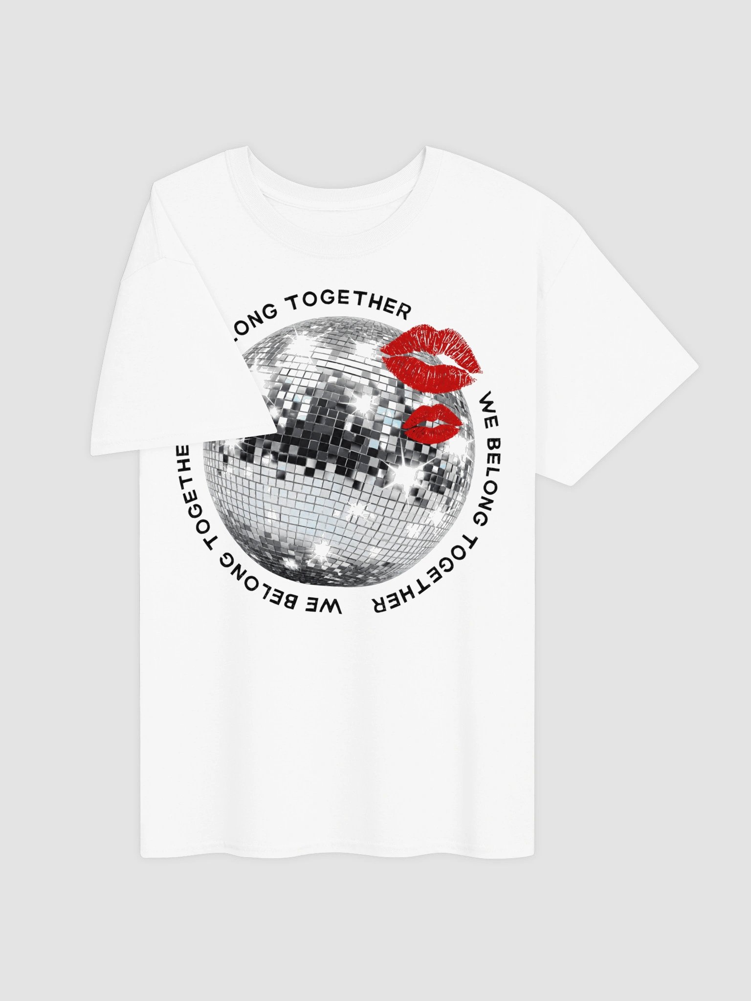 Harry Styles We Belong Together Disco Ball Shirt | Red Kiss Fan Tee product image (2)