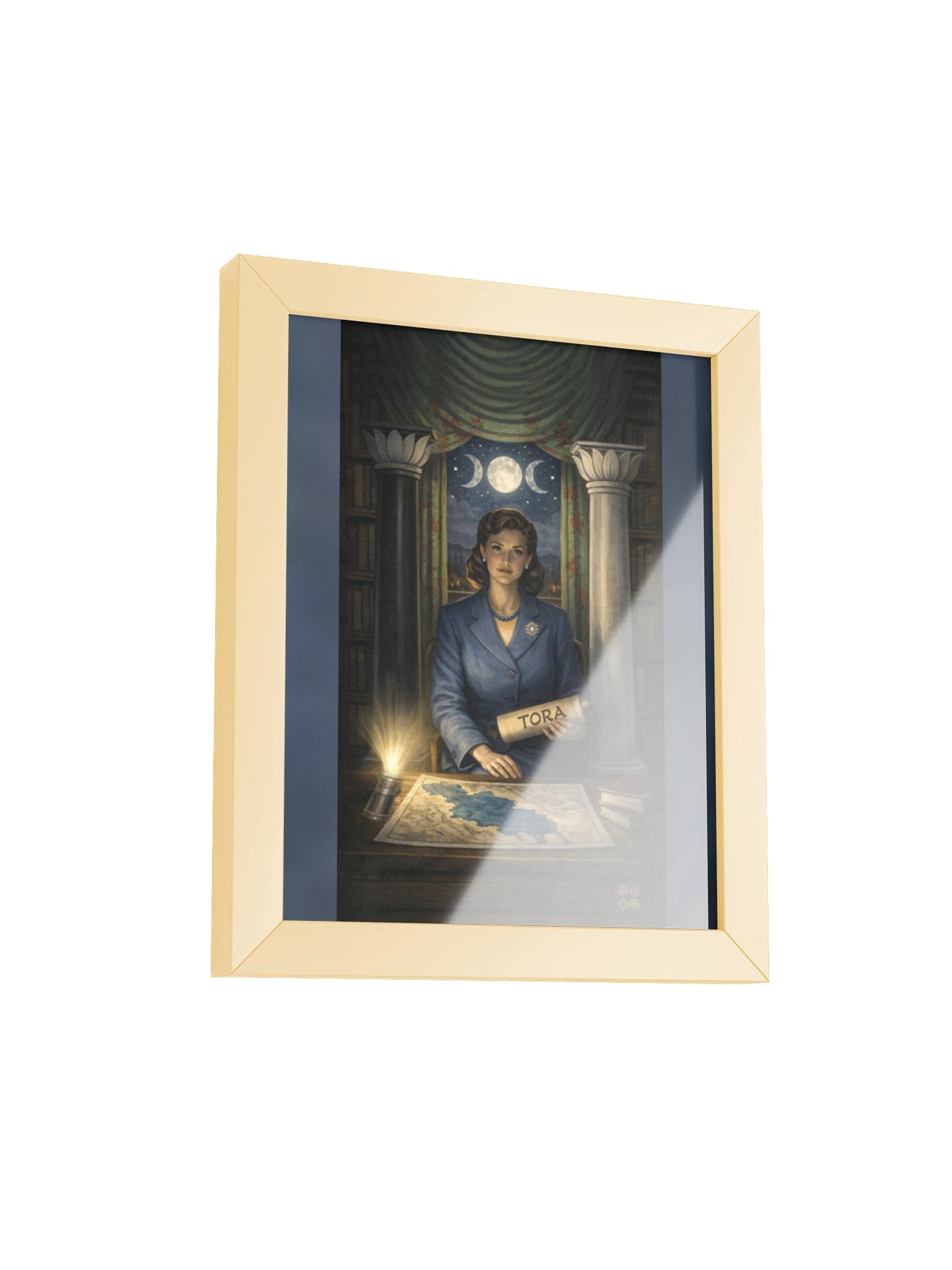 2 The High Priestess Tarot Art Framed Poster product image (2)