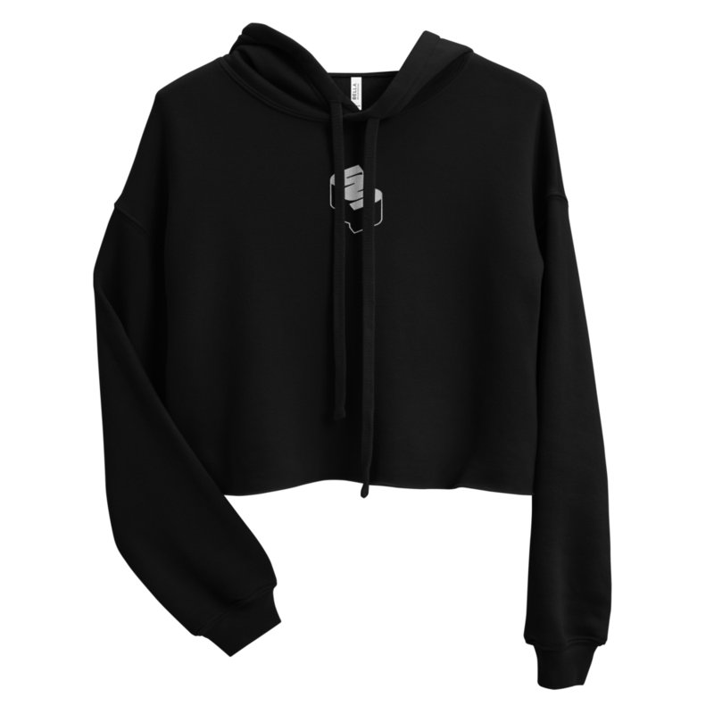Women's Crop Hoodie (Black) product image (1)