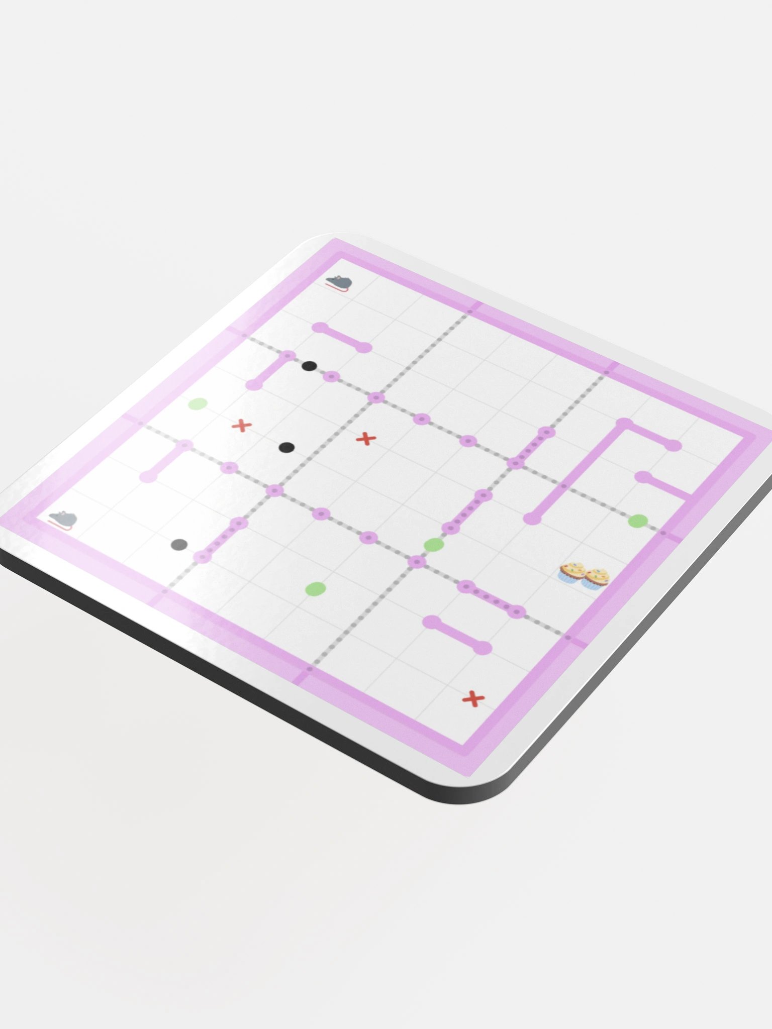 Rat Run Coaster Pink product image (4)