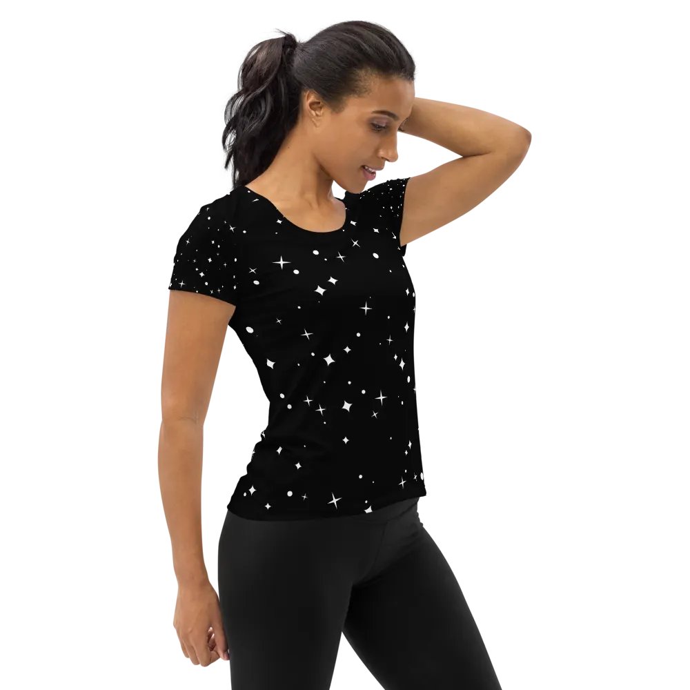 Starry Night All-Over Print Athletic Tee product image (4)