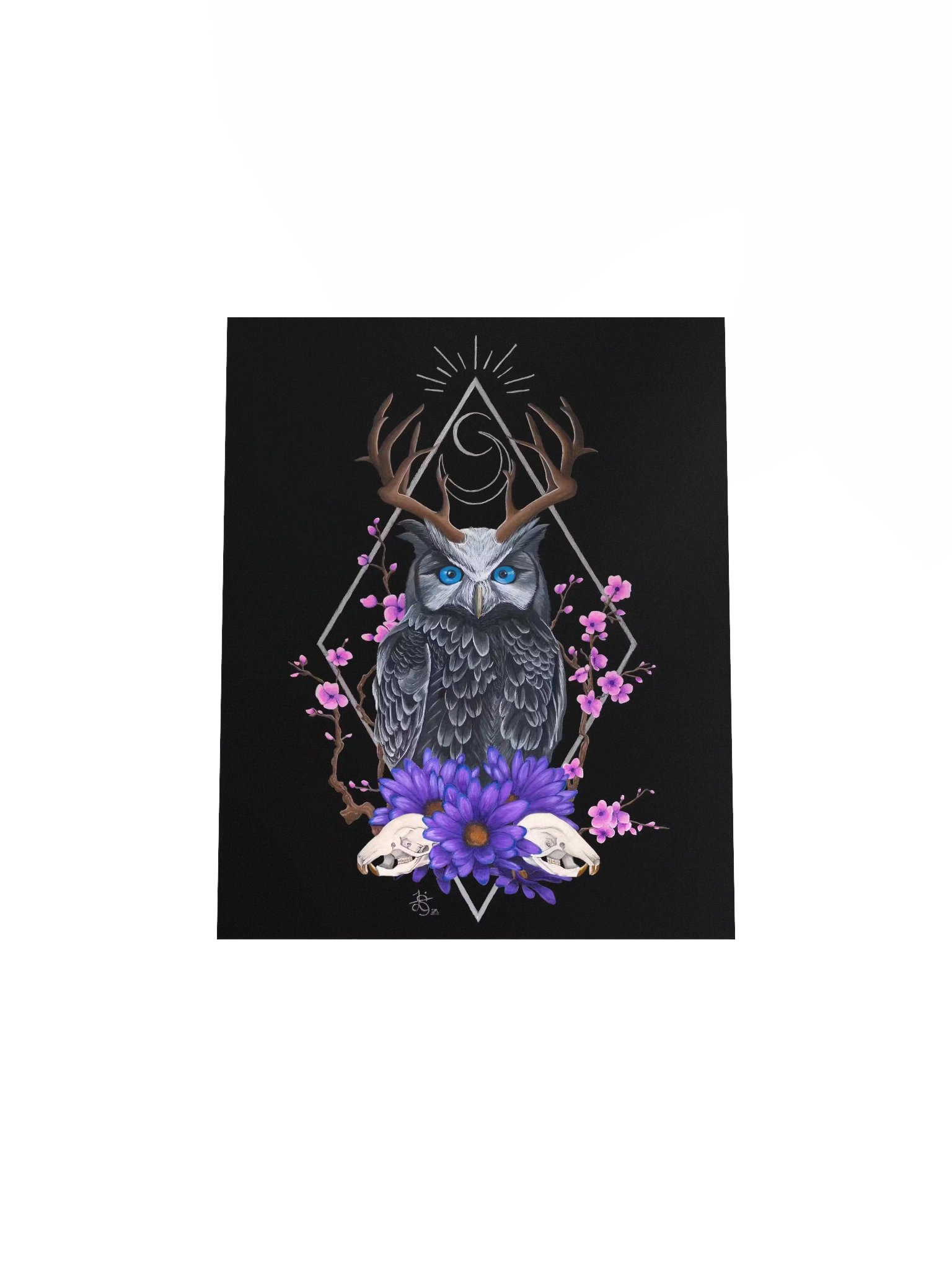 Owlfred Original Art Print product image (7)