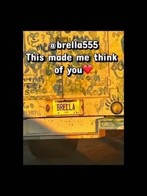 @brella555 I saw this license plate and knew I needed to send it to you. Plus the music bring me back to 14 years old riding the ave together lol ❤️