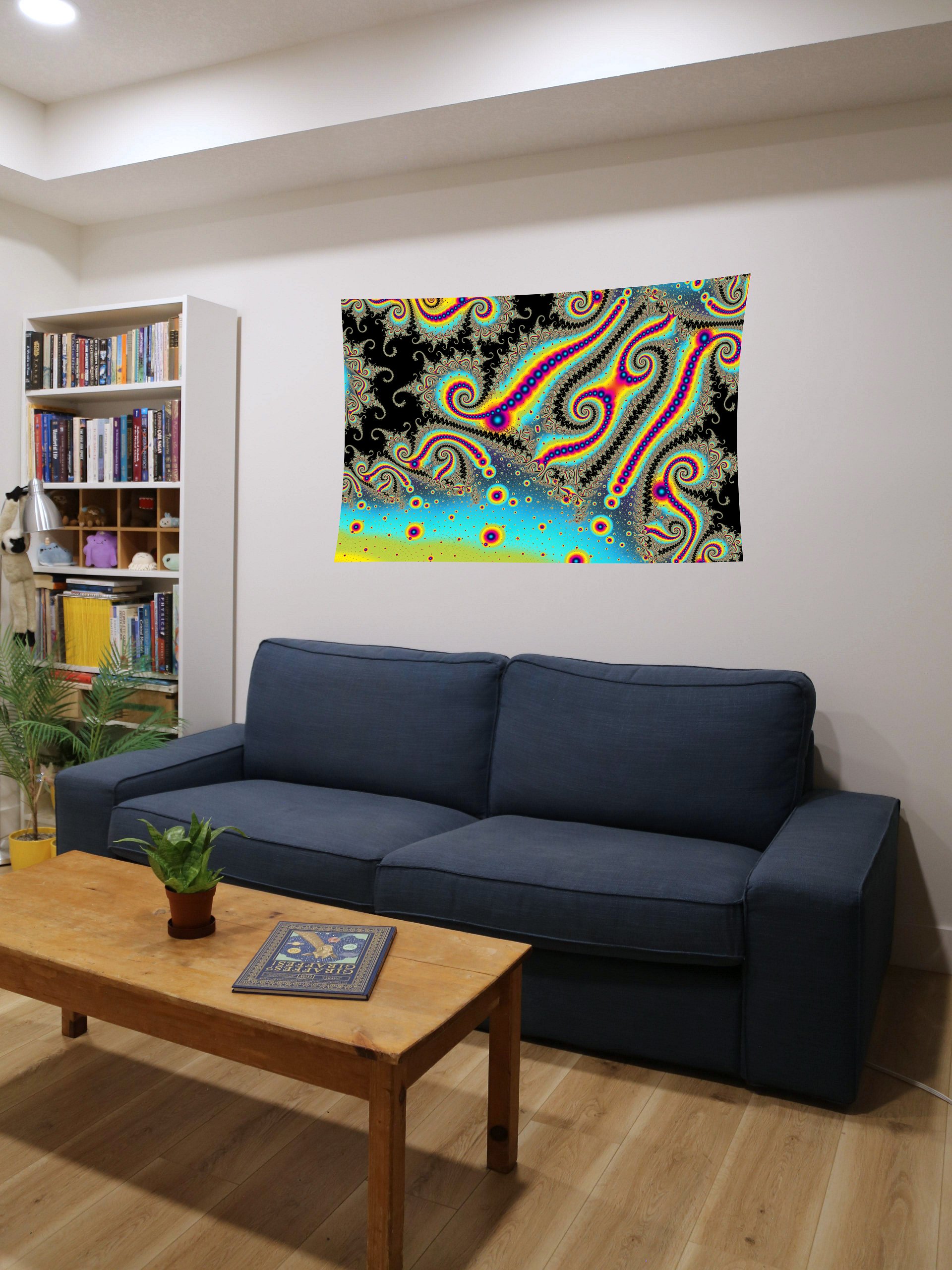 UV fractal tapestry - Space Station Celebration product image (2)