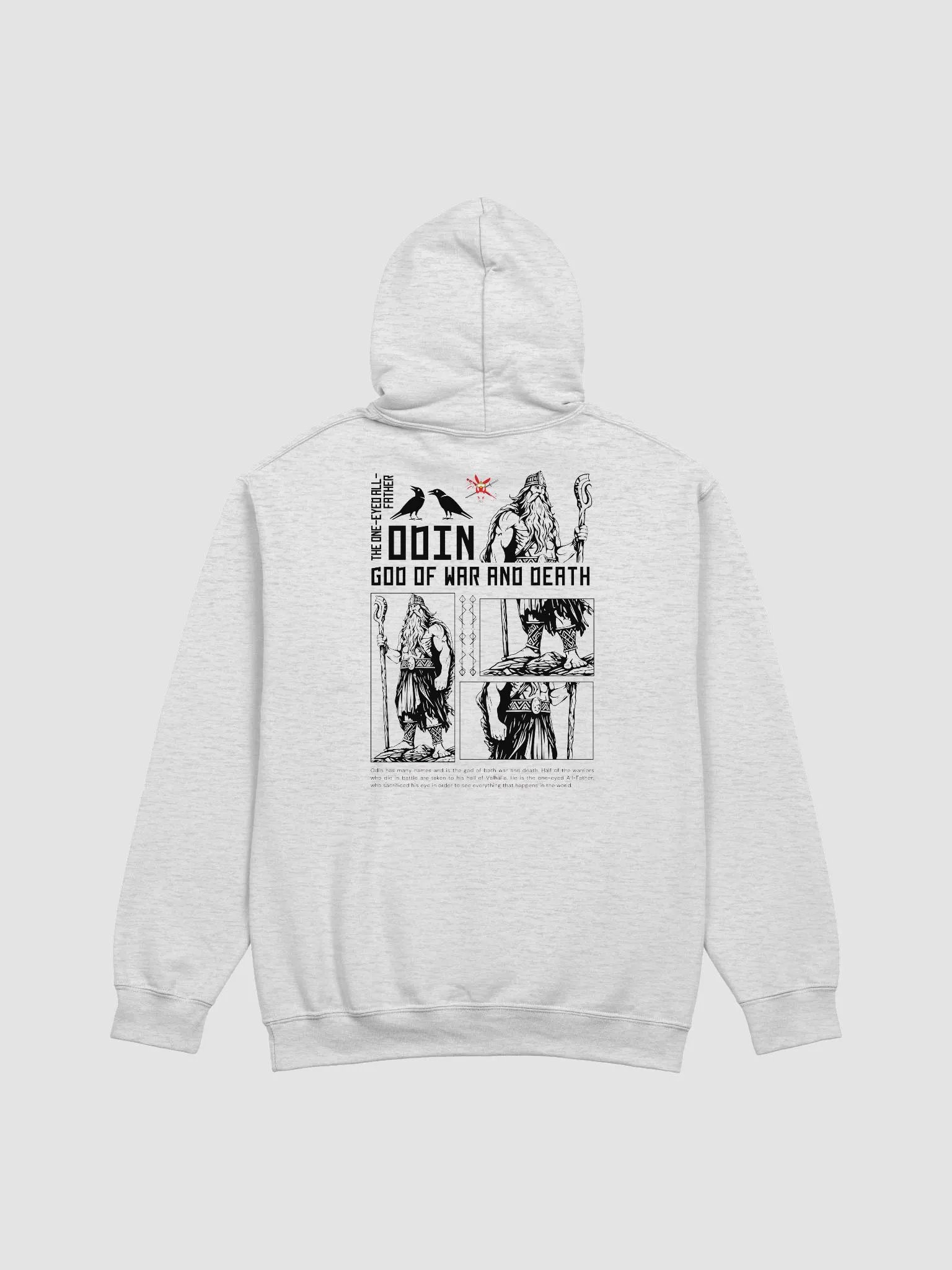 Odin Hoodie Black Design product image (15)