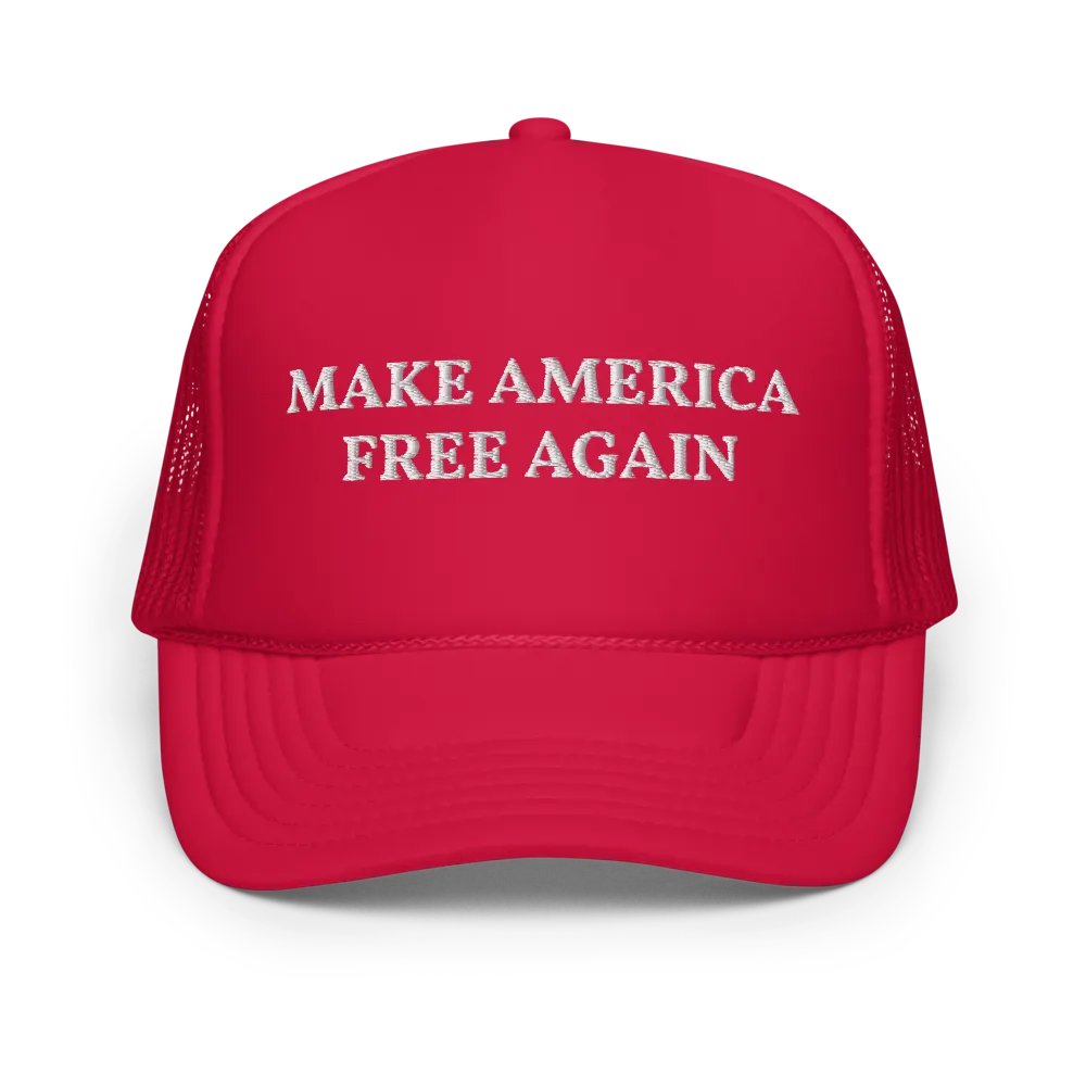 Make America Free Again - Embroidered Trucker Cap product image (1)