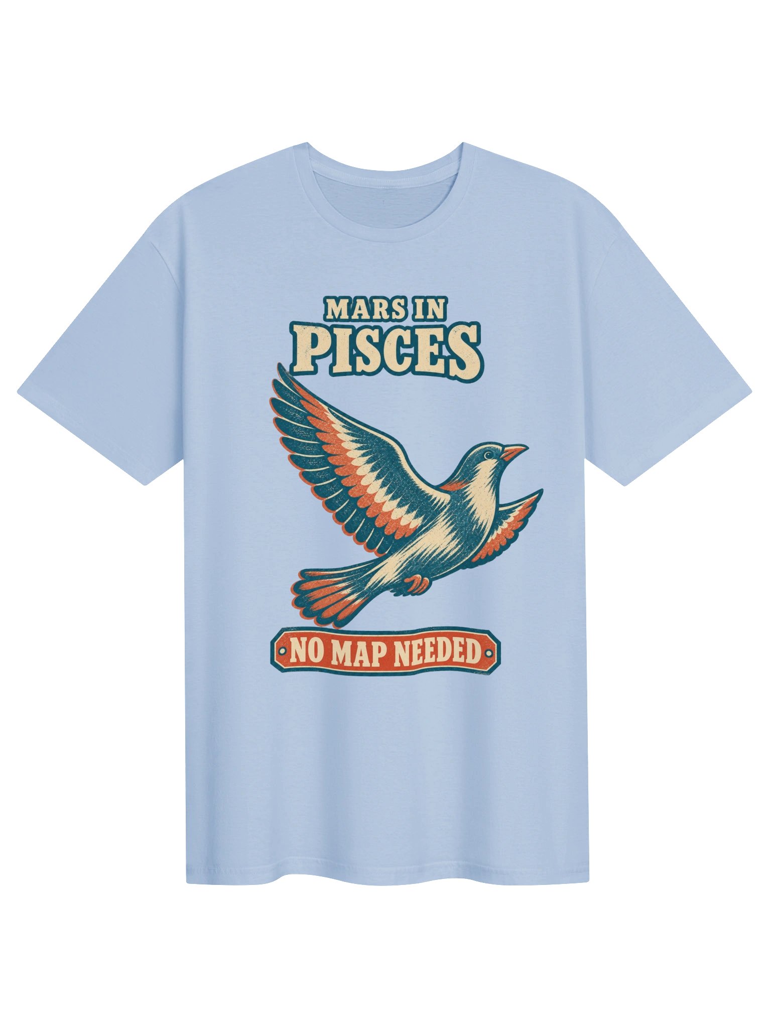 Mars in Pisces No Map Needed Tee product image (1)