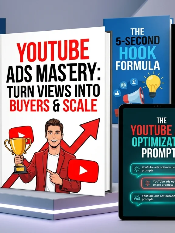 YOUTUBE ADS MASTERY: Turn Views Into Buyers & Scale Fast product image (3)