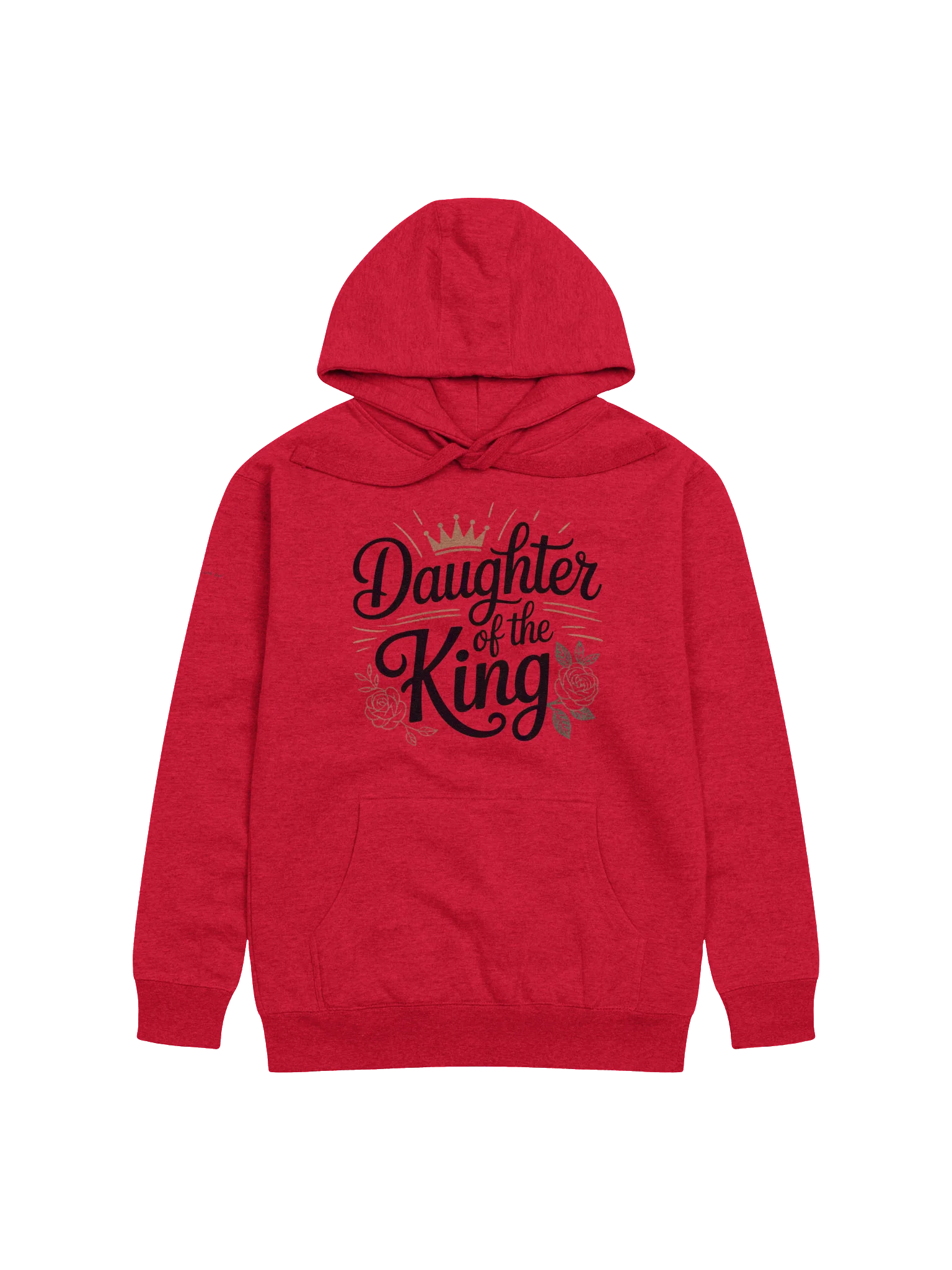 Daughter of the King Premium Hoodie - Red product image (1)