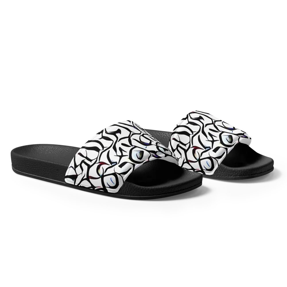 Curly Abstract Pattern - Women's Slides product image (4)
