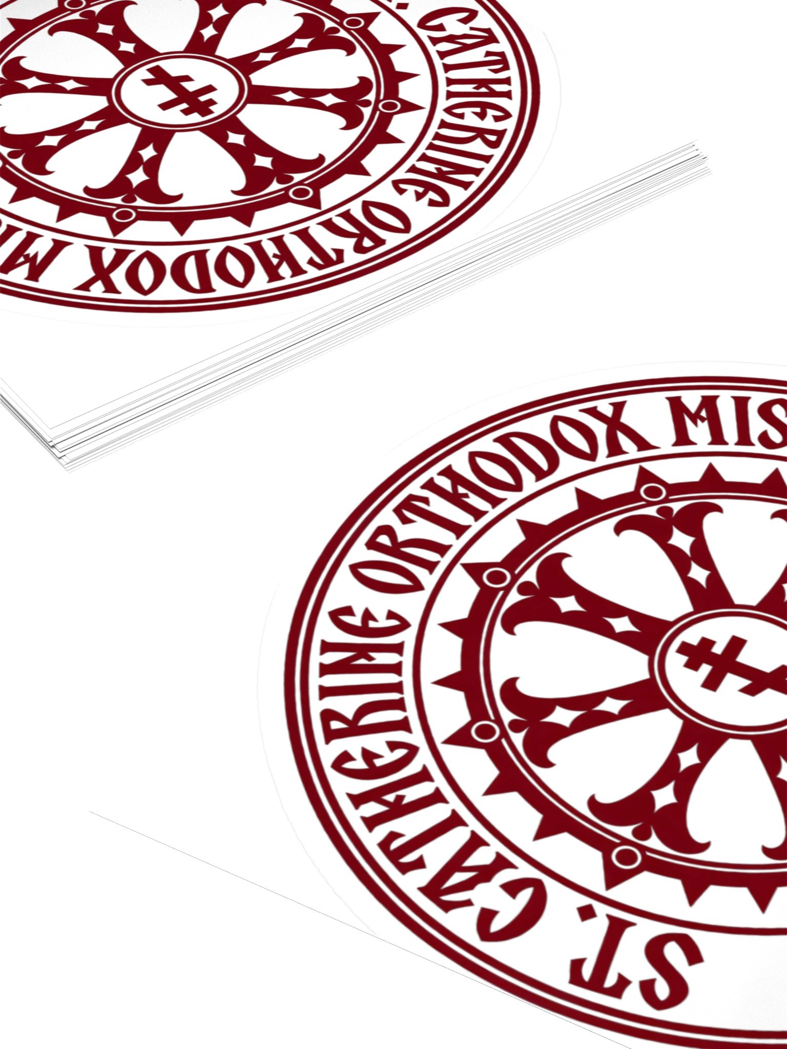 St. Catherine Orthodox Mission — Heritage Seal Sticker product image (11)