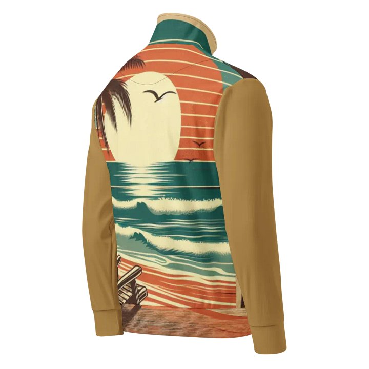 Sunset Serenity Unisex Track Jacket | AI design product image (2)