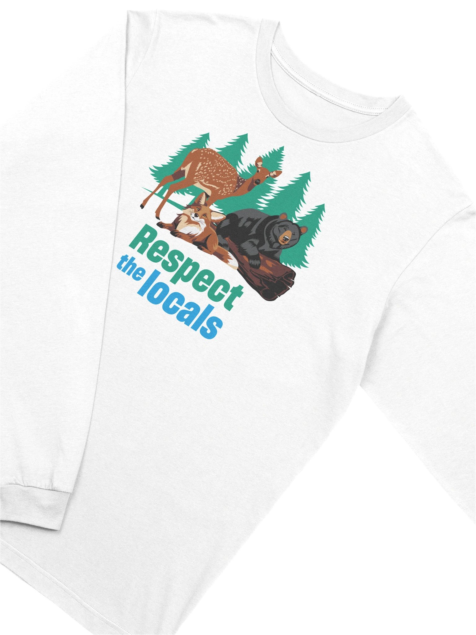 Respect the locals - Long sleeve tee product image (3)