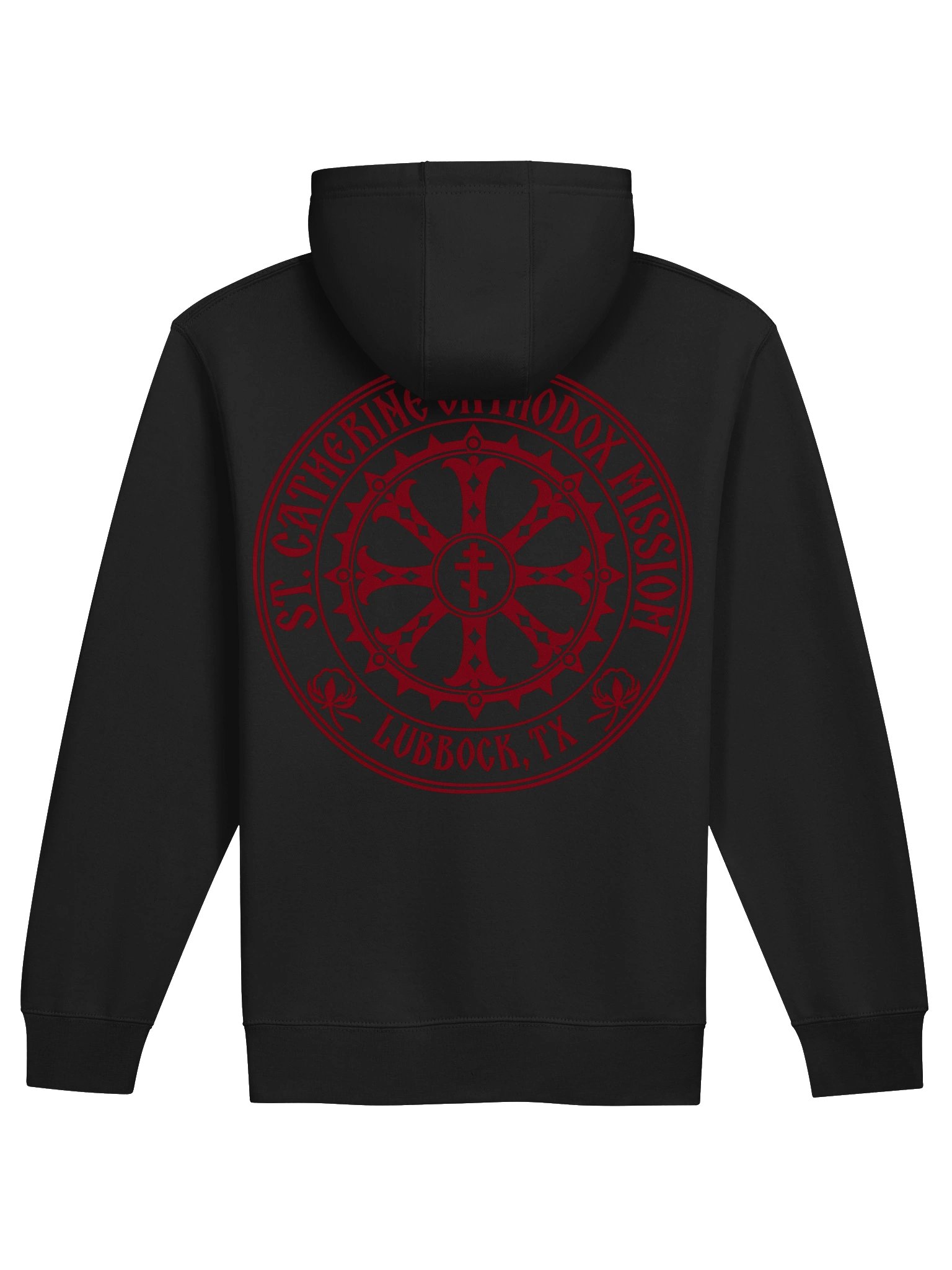 St. Catherine Orthodox Church — Ox Blood Seal Zip-Up Hoodie product image (2)