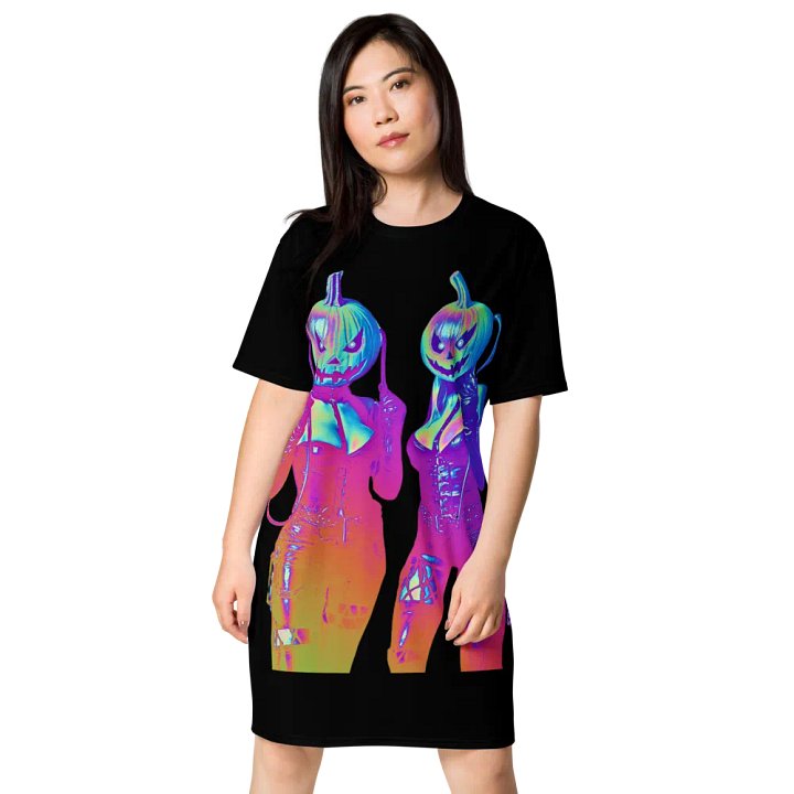 Women's Rainbow Freaky T-Shirt Dress product image (1)