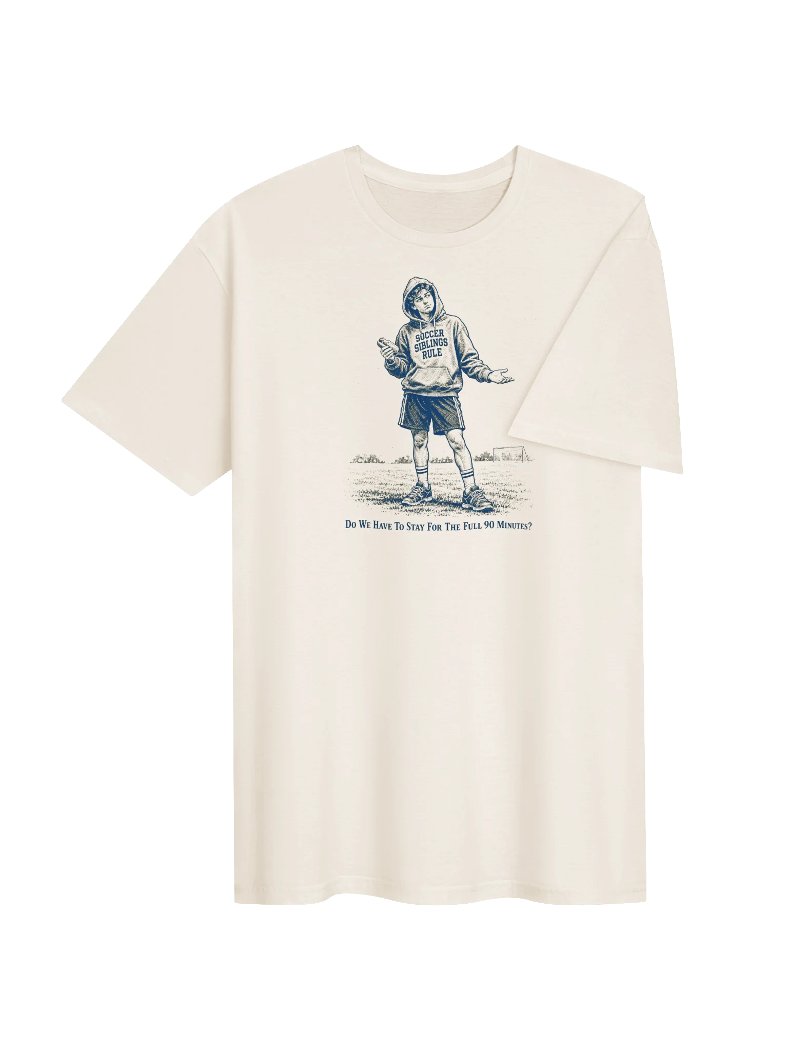 Soccer Siblings Rule Sideline Humor Tee product image (4)