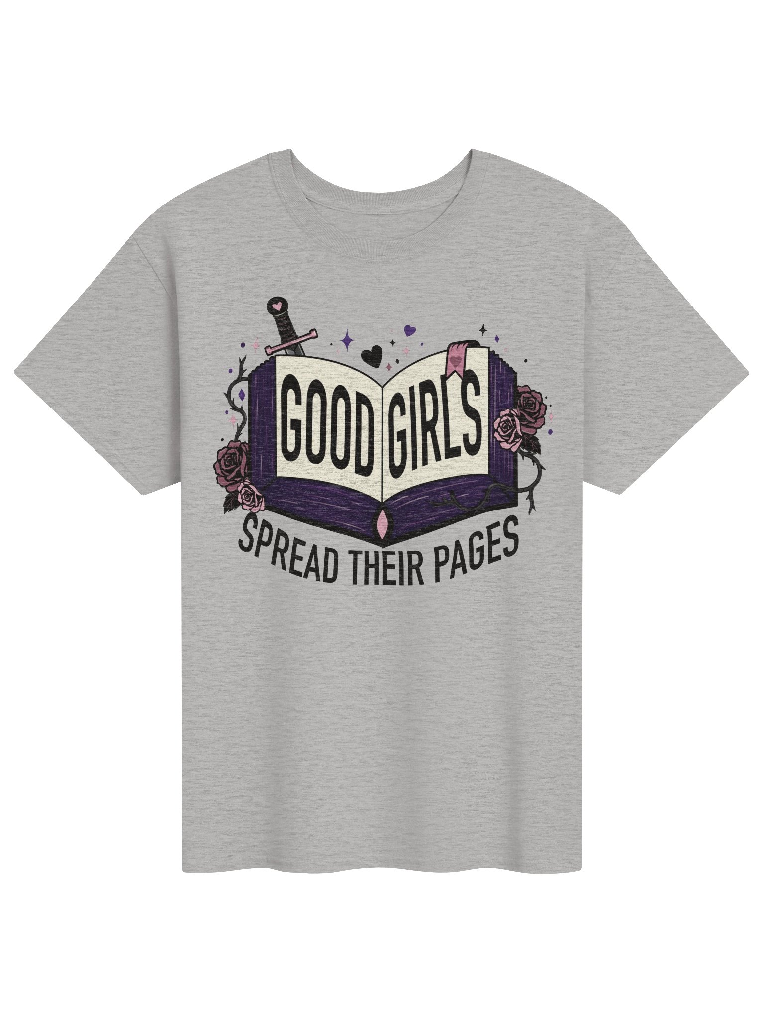 Good Girls Spread Their Pages (Unisex Heavy Tee) product image (41)
