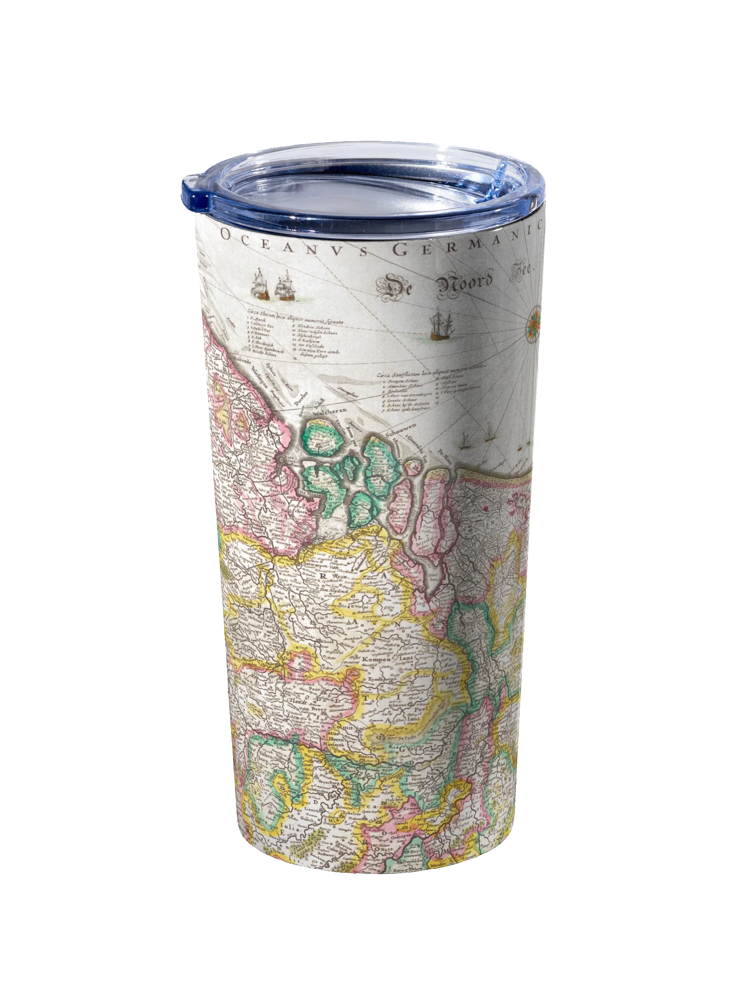 Vintage European Map Tumbler product image (2)