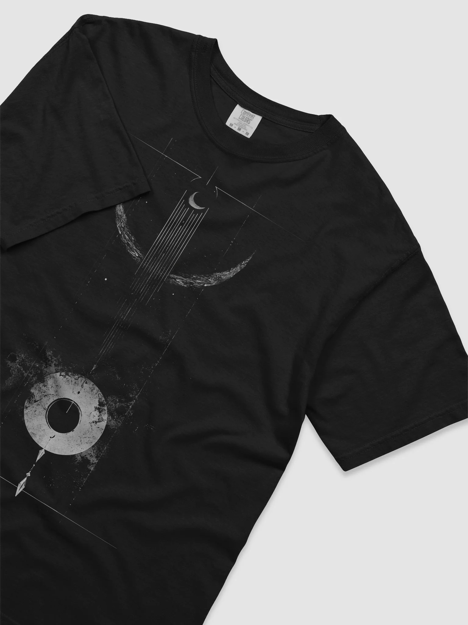 Occult Eclipse Sigil Black Graphic T-Shirt product image (5)