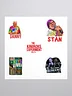 Character Vinyl Sticker Pack 3