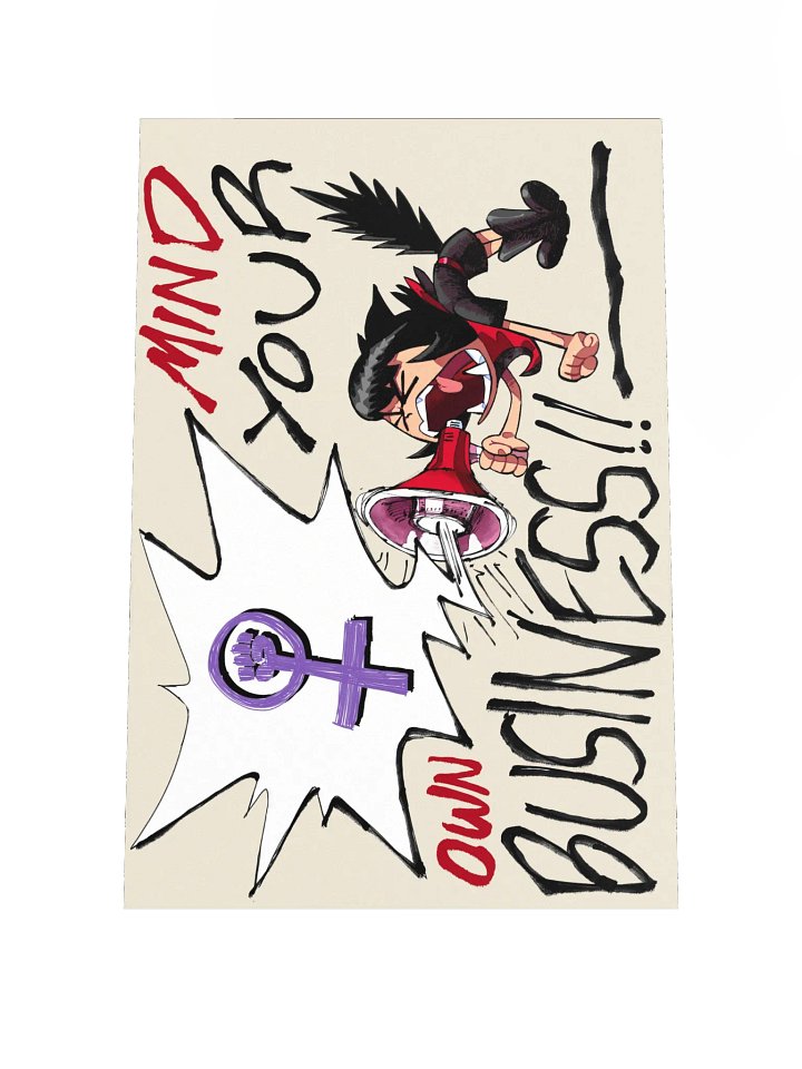 Alunya - “Mind Your Own Business!!” Poster product image (1)