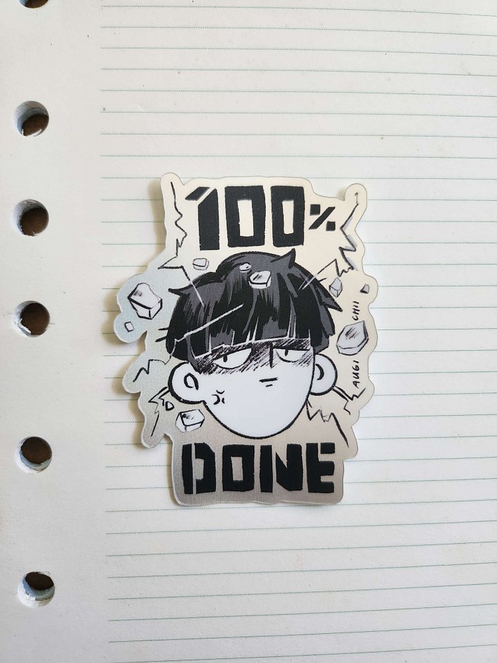 🟠Mob // Matte Die Cut Holo Sticker product image (1)