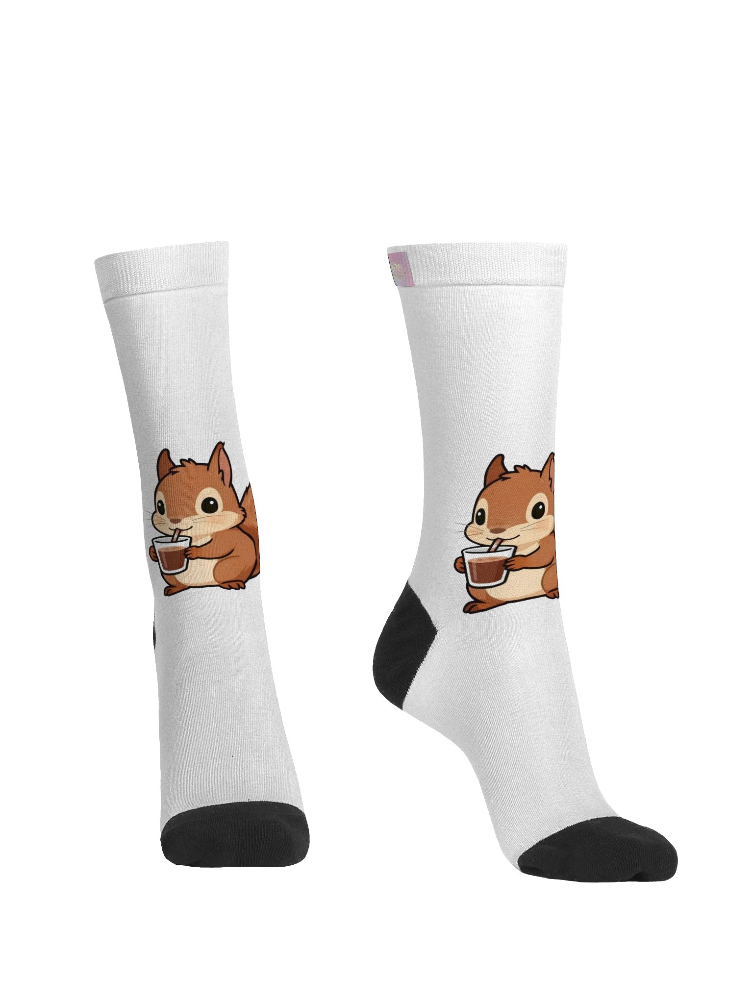 Pixie Squirrel Coffee Socks product image (2)