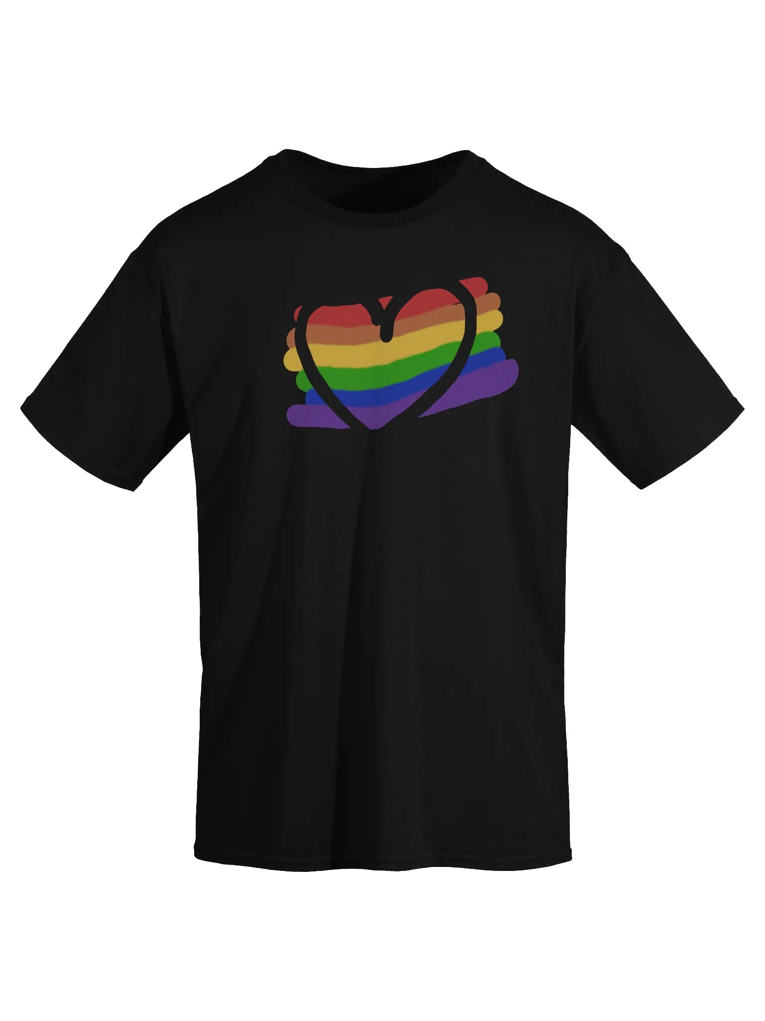 Rainbow Heart T-Shirt LIFEBOAT product image (5)