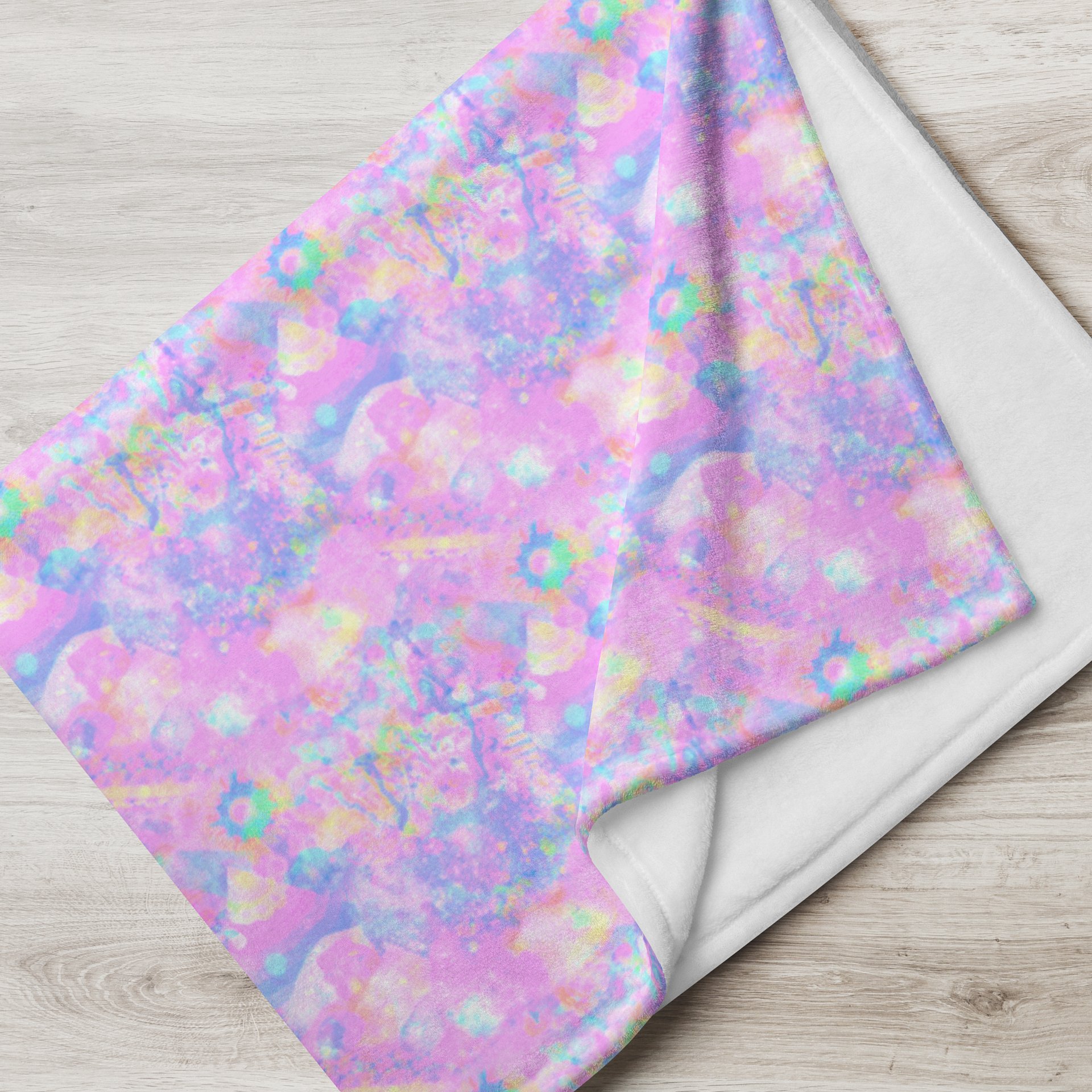 vangoggles.com “acid rainbow” throw blanket product image (2)
