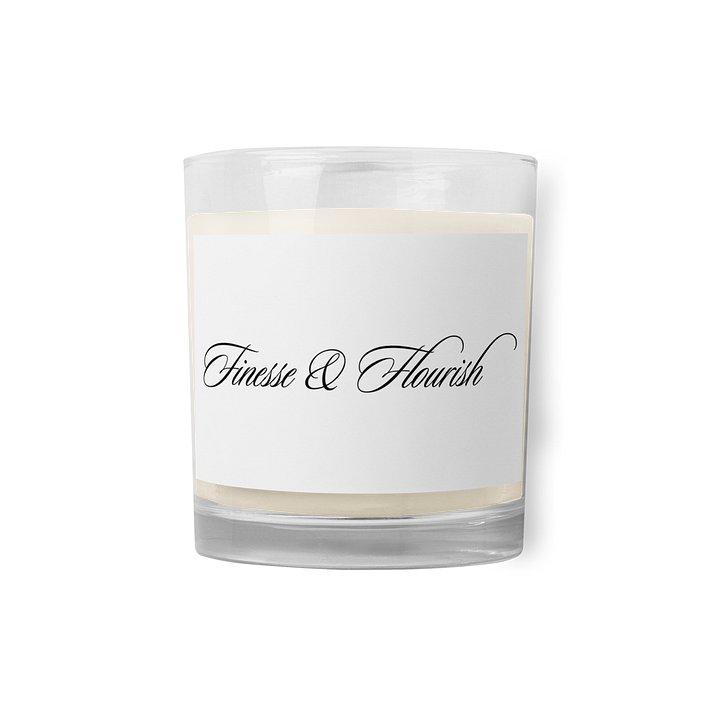 F&F Script Soy Wax Candle product image (1)