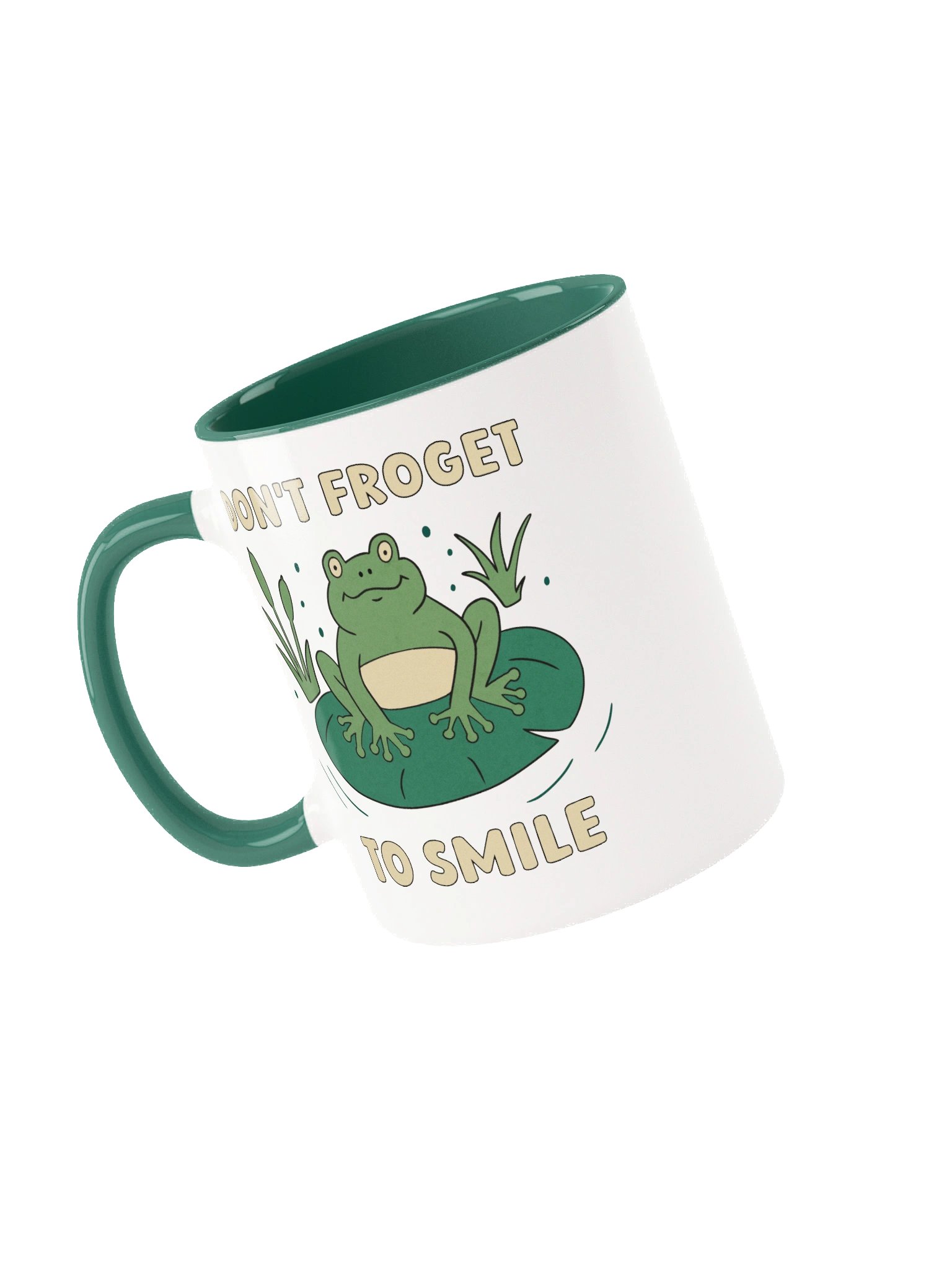 Don't Froget To Smile Frog Mug product image (3)