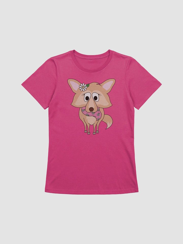 Floral Pup Women's Relaxed-Fit Tee product image (1)